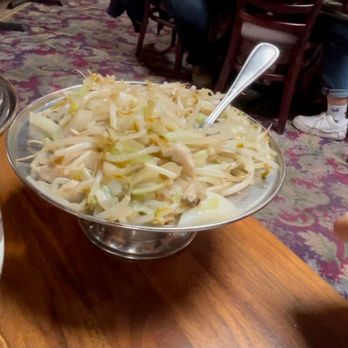 House Of Lam - "Chow mein" aka just slimy, soggy bean sprouts. - Chinese Near Me - Moncton, New Brunswick House Of Lam - "Chow mein" aka just slimy, soggy bean sprouts. - Chinese Near Me - Moncton, New Brunswick