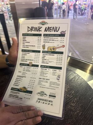 Menu photo 1 Central Perk New York, NY