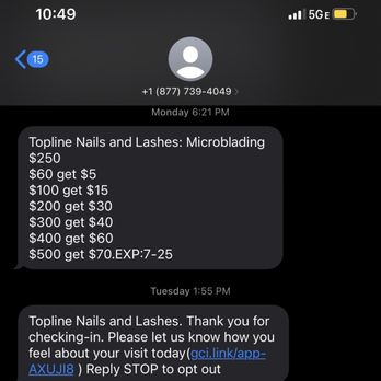 Topline Nails and Lashes - Promo going on CURRENTLY - Nail Salons Near Me - Pico Rivera, California