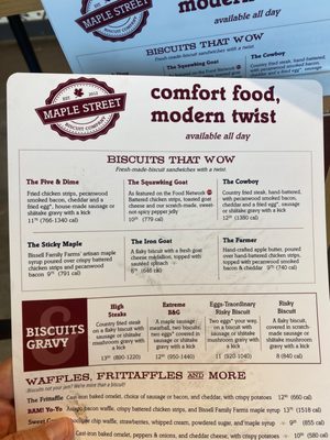 Menu photo 4 Maple Street Biscuit Company Katy Katy, TX