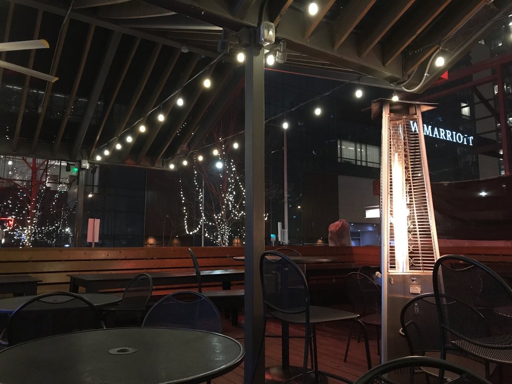 Covered, outdoor area Yelp