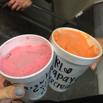 Henry's Place - Strawberry guava and papaya! So creamy - Ice Cream & Frozen Yogurt Near Me - Honolulu, Hawaii