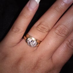 My diamond fell and they fixed it....looks great
