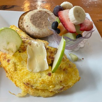 Benedict's Eggs & More - My omelette. Green apples and Gouda cheese! Delicious - Breakfast & Brunch Near Me - East Dundee, Illinois Benedict's Eggs & More - My omelette. Green apples and Gouda cheese! Delicious - Breakfast & Brunch Near Me - East Dundee, Illinois