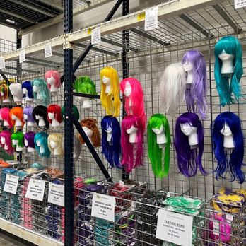 The Mardi Gras Spot - wig wall! - Party Supplies Near Me - New Orleans, Louisiana The Mardi Gras Spot - wig wall! - Party Supplies Near Me - New Orleans, Louisiana