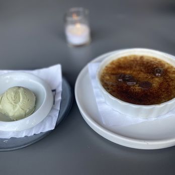 Faubourg Montclair - Creme brûlée and pistachio ice cream - divine - French Near Me - Montclair, New Jersey Faubourg Montclair - Creme brûlée and pistachio ice cream - divine - French Near Me - Montclair, New Jersey