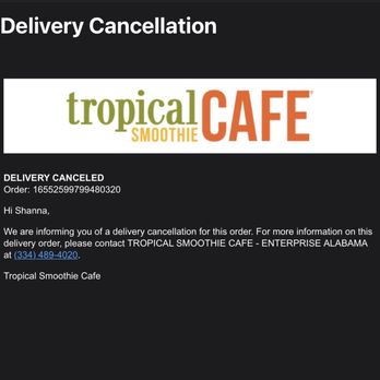 Tropical Smoothie Cafe - Juice Bars & Smoothies Near Me - Enterprise, Alabama