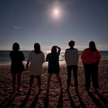 Vilano Beach - Us and the full moon - Beaches Near Me