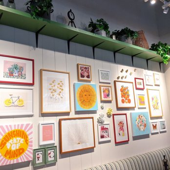 Flower Child - Nice gallery wall decor! - New American Near Me - McLean, Virginia