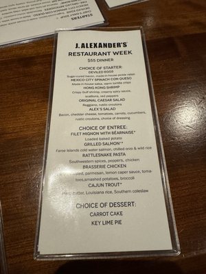 Menu photo 1 J. Alexander's Restaurant Houston, TX Menu photo 1 J. Alexander's Restaurant Houston, TX
