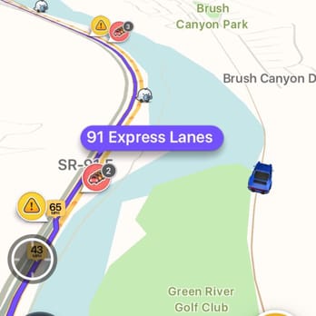 Riverside - Downtown Metrolink Station - Lol my waze ap pic of the train traffic vs. 91 fwy. Traffic - Public Transportation Near Me - Riverside, California