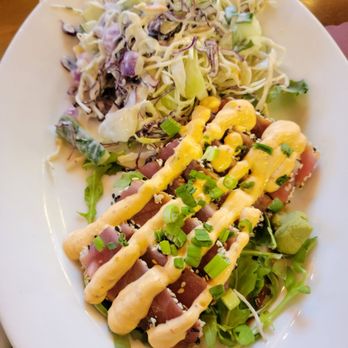 Billie's 1890 Saloon - Seared tuna, coleslaw - American Near Me - Port Jefferson, New York Billie's 1890 Saloon - Seared tuna, coleslaw - American Near Me - Port Jefferson, New York