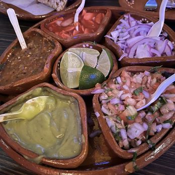 Baja Racing - Every table gets a Condiment tray - Mexican Near Me - Vancouver, British Columbia