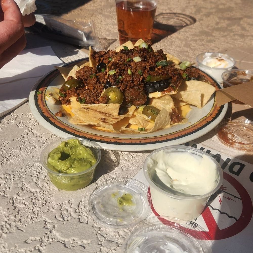Cascades Café - very overpriced beef nachos - Cocktail Bars Near Me - Phoenix, Arizona