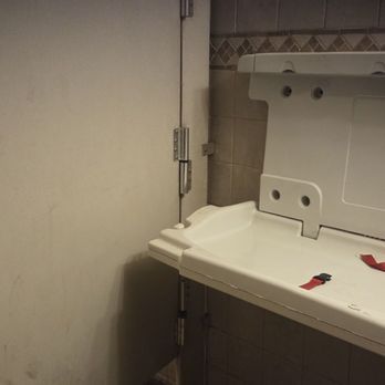 Macado's - Broken baby changing area wouldn't stay up so blocked door to a stall - Sandwiches Near Me - Salem, Virginia