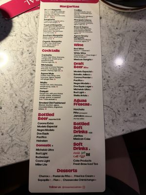 Menu photo 2 Rosa Mezcal Cocina Mexicana Eustis, FL Menu photo 2 Rosa Mezcal Cocina Mexicana Eustis, FL