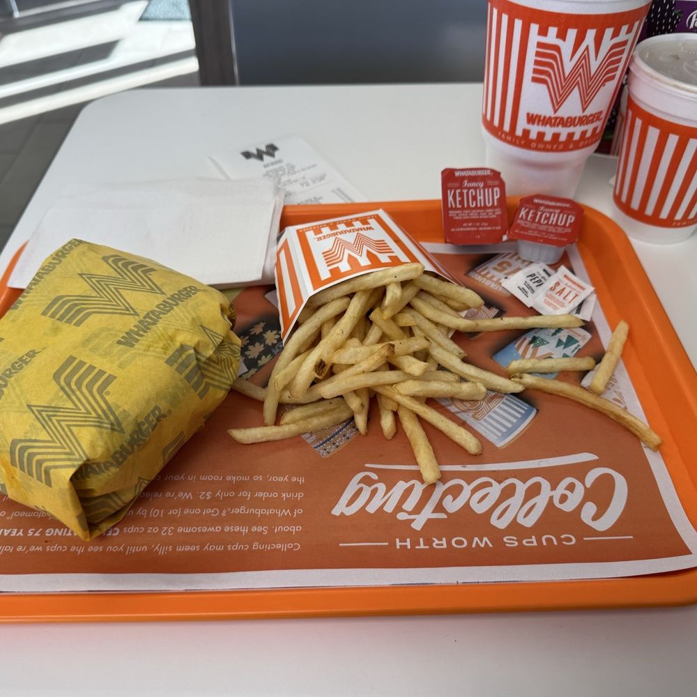 Whataburger - My huge meal. This was lunch. I won't need to eat dinner later. - Burgers Near Me - Dallas, Texas Whataburger - My huge meal. This was lunch. I won't need to eat dinner later. - Burgers Near Me - Dallas, Texas