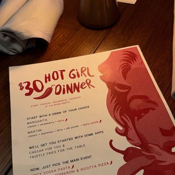LIA - girl dinner menu - Tapas/Small Plates Near Me - Chicago, Illinois