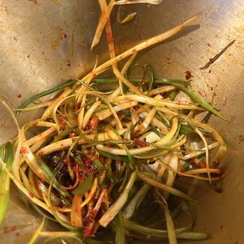 Doma The Korean BBQ - Green onion with you spicy paste sauce - Korean Near Me - Las Vegas, Nevada