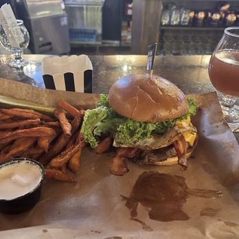 New York Beer Project - We sat @ the bar & the service (Mike) was great. Awesome burger &great sour beer (trix sour) outstanding.. - Breweries Near Me - Orchard Park, New York