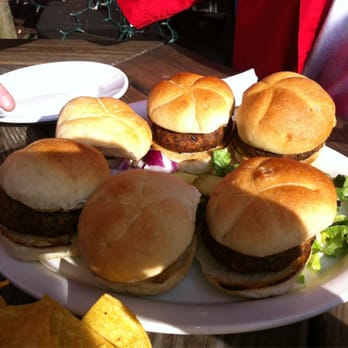 Eli Cannon's - Finally, black bean burger sliders! - American Near Me - Middletown, Connecticut Eli Cannon's - Finally, black bean burger sliders! - American Near Me - Middletown, Connecticut
