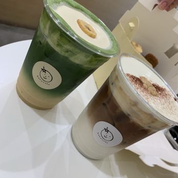 Harucake - Banana Matcha Cloud and Sweet Cream Latte - Coffee & Tea Near Me - Los Angeles, California