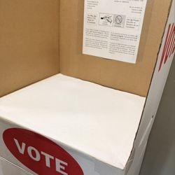 Choctaw Church of the Nazarene - Voting booth