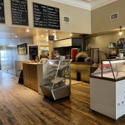 Big Timber Bakery - Desk with bakery items. Order here.