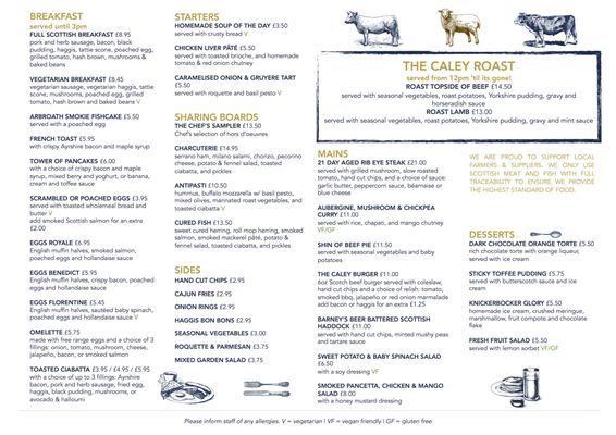 Menu photo 4 The Caley Sample Room Edinburgh, EDH