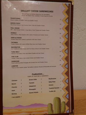 Menu photo 6 Mac Santa Fe Santa Fe, NM