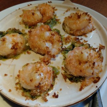 Seasons 52 - Lumo Crab Shrimp Stuffed Mushrooms - New American Near Me - Costa Mesa, California