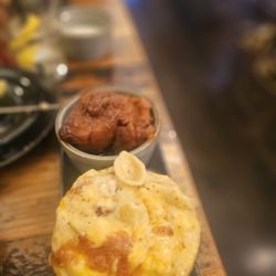 My Father’s House Southern Cuisine - Side of mac & cheese & yams