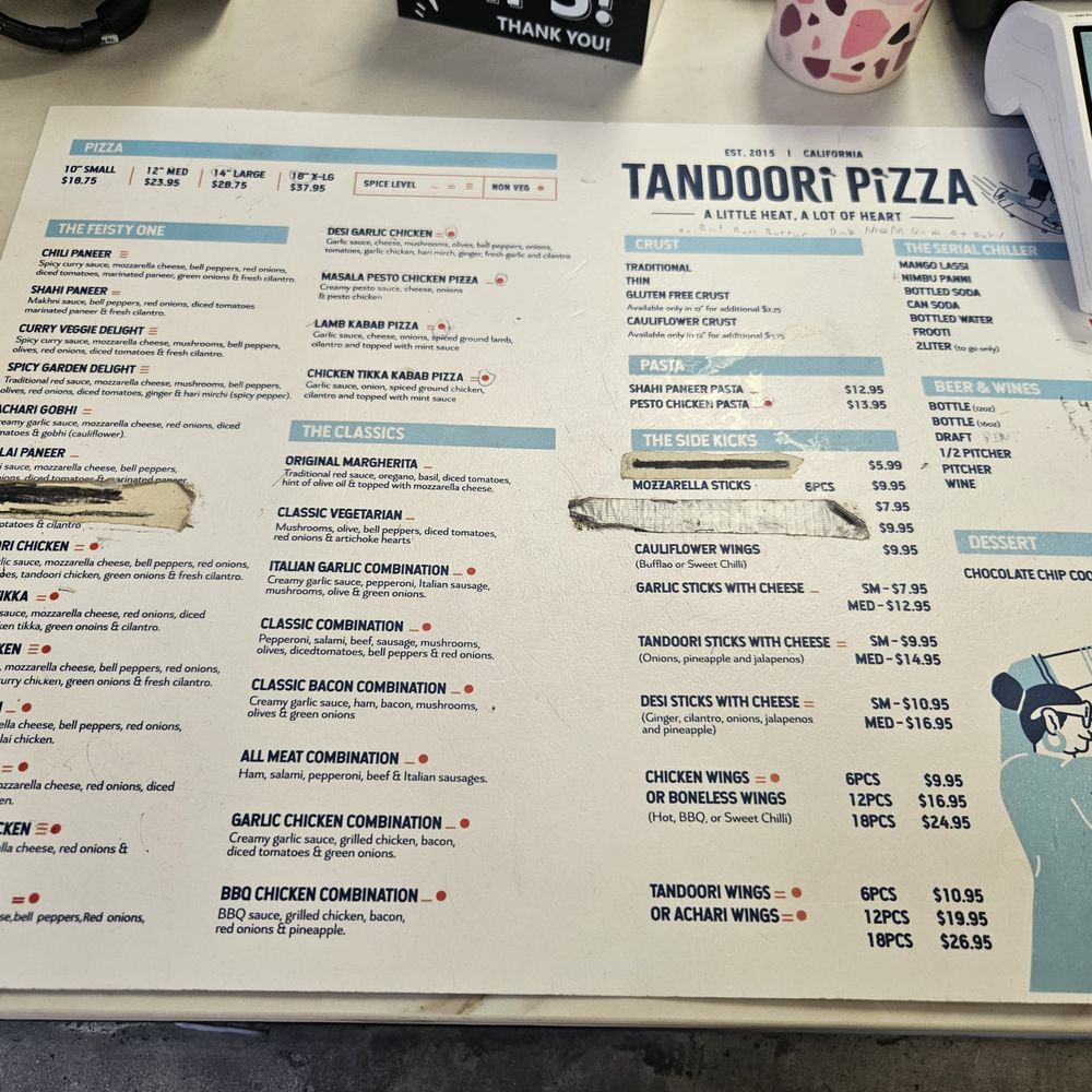 Tandoori Pizza - Pizza Near Me - Brentwood, California Tandoori Pizza - Pizza Near Me - Brentwood, California