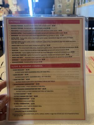 Menu photo 1 Take Sushi Rochester Hills, MI