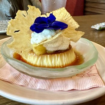 Joy by Seven Reasons - Our Coconut Flan. It was as delicious as, as it looks. - Latin American Near Me - Chevy Chase, Maryland Joy by Seven Reasons - Our Coconut Flan. It was as delicious as, as it looks. - Latin American Near Me - Chevy Chase, Maryland