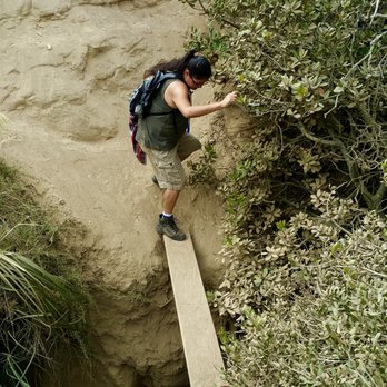 La Jolla Trail - The plank from the Gilderport trail back to the Ho Chi Minh Trail - Hiking Near Me - La Jolla, California