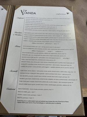 Menu photo 1 Vanda Cucina Warwick, RI