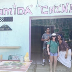 Comida China - These two guys! What lovely, friendly people who cook with love and humor and just light up their small space with it!