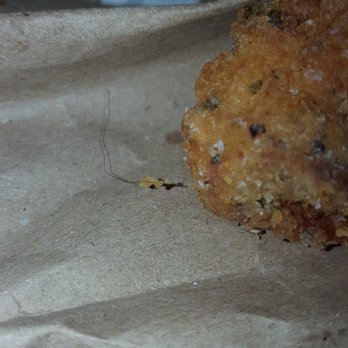 Burger Lounge - Ordered kids chicken digglers meal and found a hair! The hair was in the breading or fryer because it wasn't loose. GROSS! 7/29/2019 - Burgers Near Me - Temecula, California