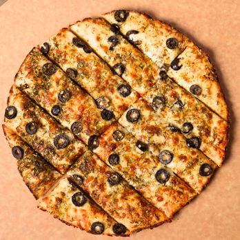 Craving Pizza - Zaatar Manakeesh Bread:- Zaatar Spice Mix, olive oil, black olives, mozzarella - Pizza Near Me - San Jose, California