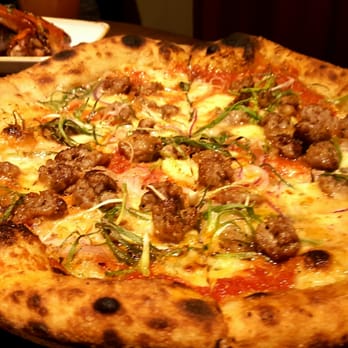Bar Bocce - Pork sausage pizza. Crust was a little soggy. - Pizza Near Me - Sausalito, California