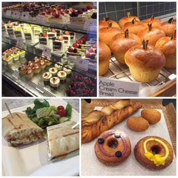 Paris Baguette - Cream cheese donut, Mango cronut, Blueberry yogurt cronut, Sweet potato pastry & Twist pie. Chicken Mozzarella hot sandwich. - Coffee & Tea Near Me - Milpitas, California