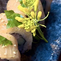Yellowtail miso shoyu zuke roll Yellowtail miso shoyu zuke roll