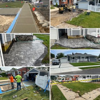 RSM Design Builders - Complete exterior Renovation. Front porch, siding,driveway, paver, sidewalk, and railing - General Contractors Near Me RSM Design Builders - Complete exterior Renovation. Front porch, siding,driveway, paver, sidewalk, and railing - General Contractors Near Me