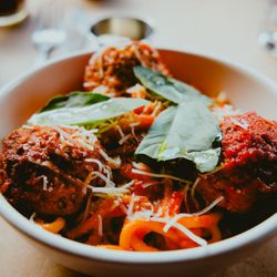 Osteria La Buca - Spaghetti and Meatballs on Sundays! So delicious.