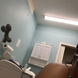 The Skin Studio - Me in a  treatment room, mid treatment.