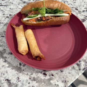 Viet Bowl - 11. Banh Mi Thit Nuong Spring rolls - Asian Fusion Near Me - Fort Pierce, Florida