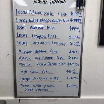 Anna's Seafood - Today's specials - Seafood Markets Near Me - Petaluma, California