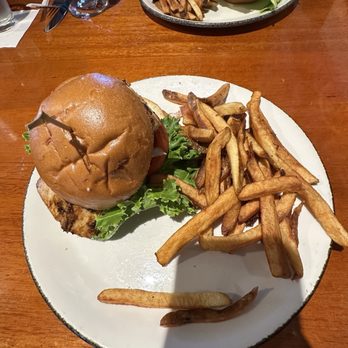 Lucky Bones Backwater Grille - Chicken sandwich & fries - Seafood Near Me - Cape May, New Jersey