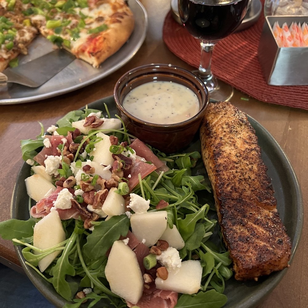 DiMaio's Mustard Seed Cafe - Salmon and Pear Salad - Italian Near Me - Orwigsburg, Pennsylvania